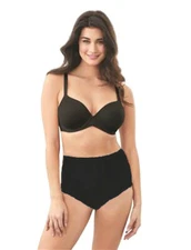 New Shaper Brief Maidenform Flexees Smooths Cool No-Pinch Black 0058  XL
