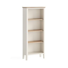 Soft White Slim Bookcase / Slim Bookcase / White Bookcase / Fully Built / New