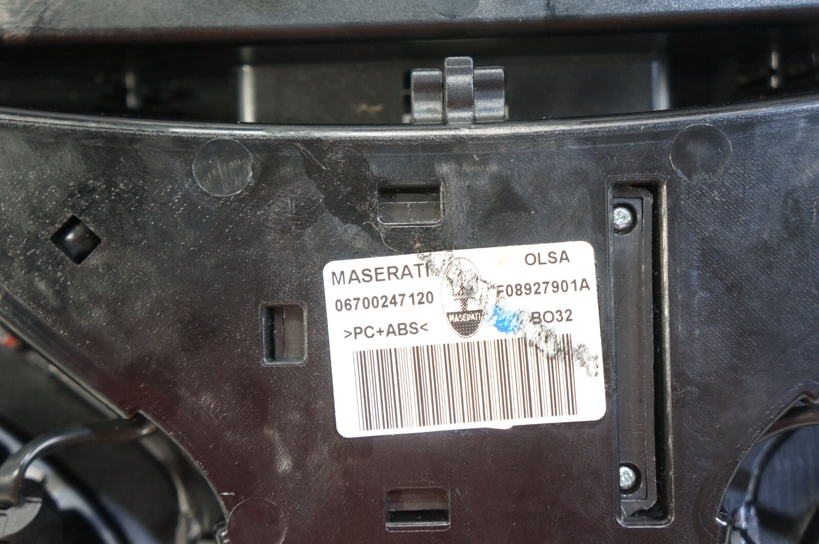 14-2017 maserati ghibli front overhead dome light lamp switch control module oem