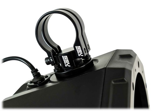 (2) 8" Rear Pro Fit Cage Harness Bar Speaker Pods Enclosures for Polaris General - Picture 8 of 11