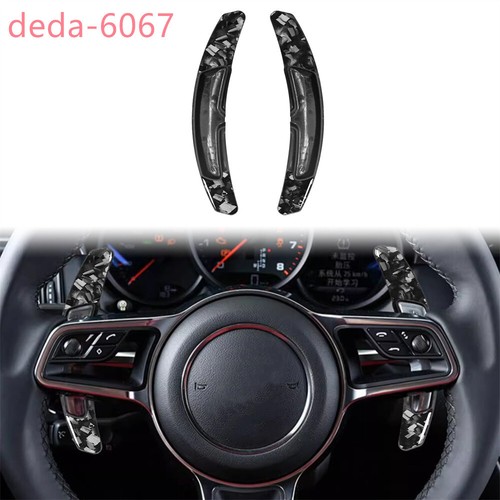 For Porsche Macan 14-21ABS/Forged Carbon Steering Wheel Shifter Paddle Extension - Picture 10 of 11