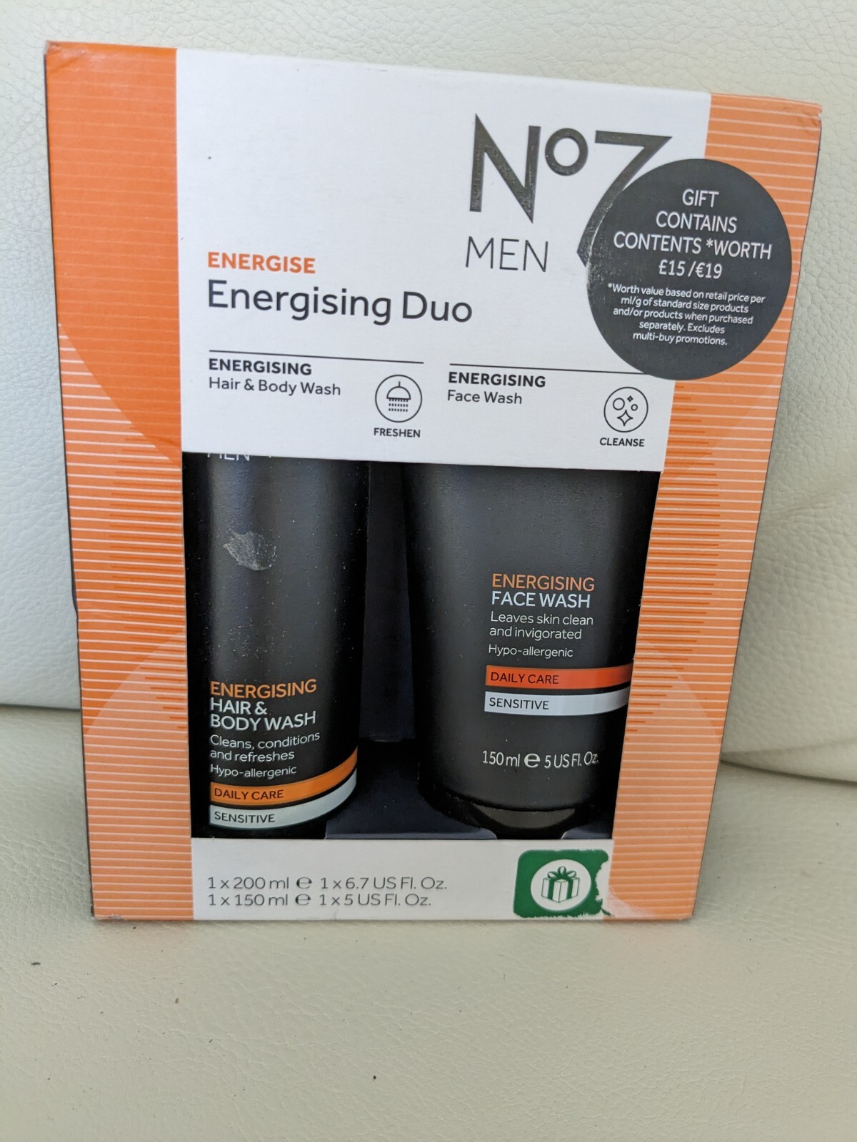 Boots no7 Energising Duo For Men