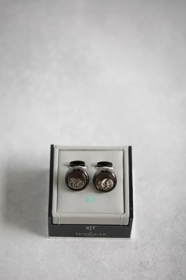 Gemelos mecánicos hombre Tateossian Gear Foto 2 de 4