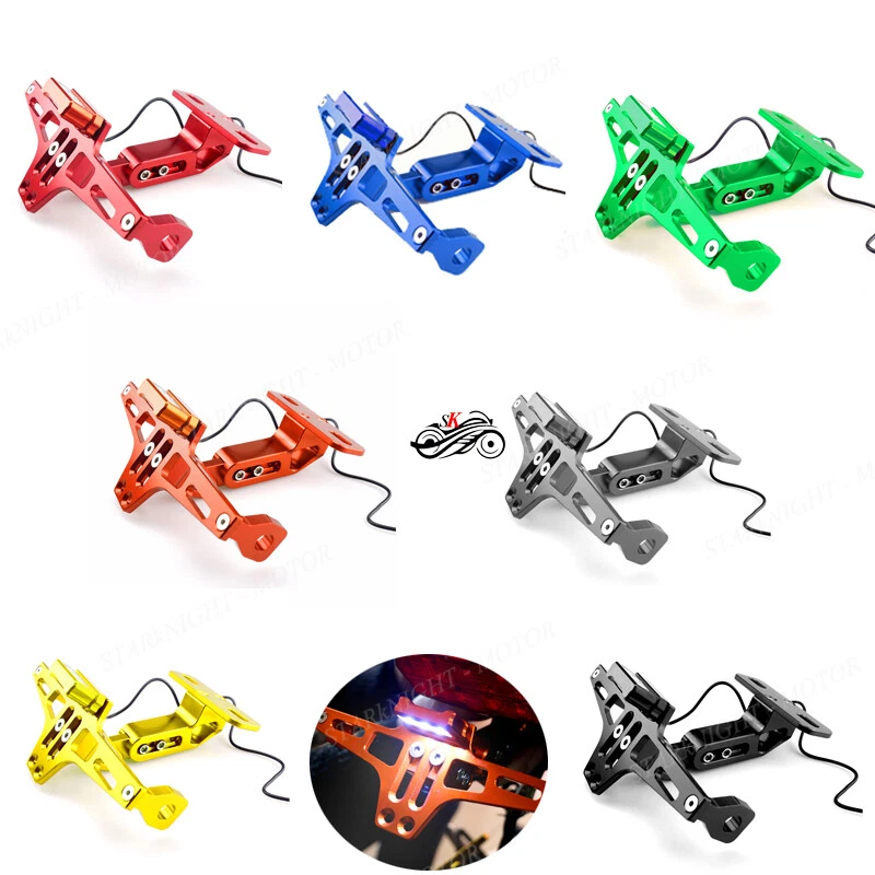 Universal LED Light Fender Eliminator Honlder License Plate Bracket For Suzuki - Image 2 of 4