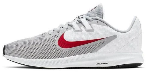 Nike Downshifter 9 4E Wide Wolf Grey University Red