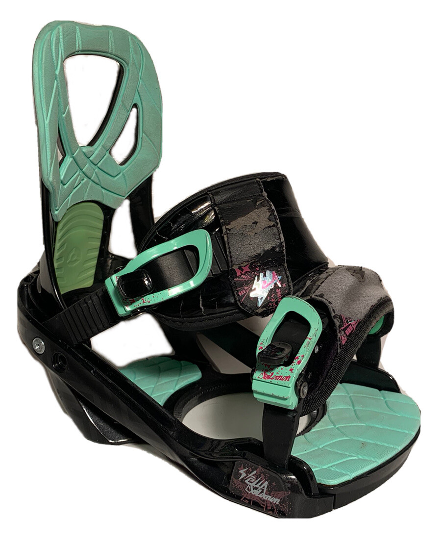 Attacco snowboard da donna Salomon Stella taglia media adatto a Burton EST 3D 2x4 4x4