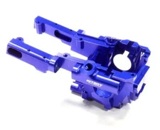 Blue Billet Machined Front Bulkhead Upgrade for Traxxas 1/10 Scale Summit