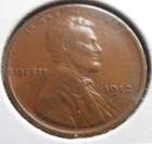 1912 P Lincoln Cent, VF  (12PSA5)