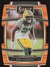 2021 Panini Select #88 Eric Stokes Orange Prizm Die Cut #/249 SN,RC