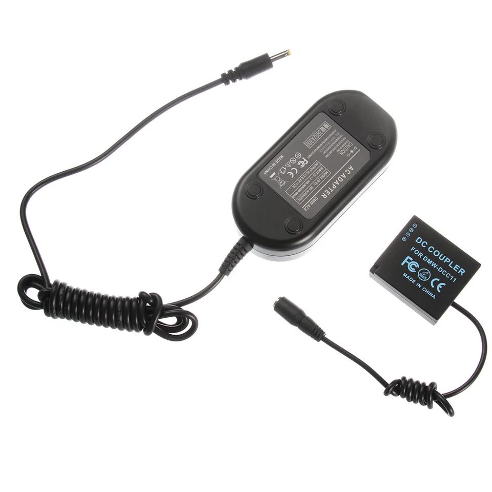 Adaptador de corriente DMW-AC8 + DMW-DCC11 para Panasonic Lumix GF3 DMC-S6K F3K Hot  Foto 4 de 4