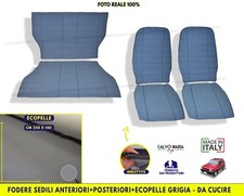 Fodere Sedili Fiat Panda Country Club Imbottite con SIMILPELLE Grigio sedile set