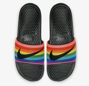 Nike Benassi JDI BETRUE Slide Sandals Men Size 11 Black Rainbow LGBTQ  CD2717-001 | eBay