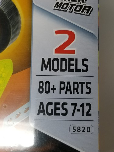 Erector Set Xtreme #5820 - 80 Piece - 2 Model Set NIB - Picture 5 of 5