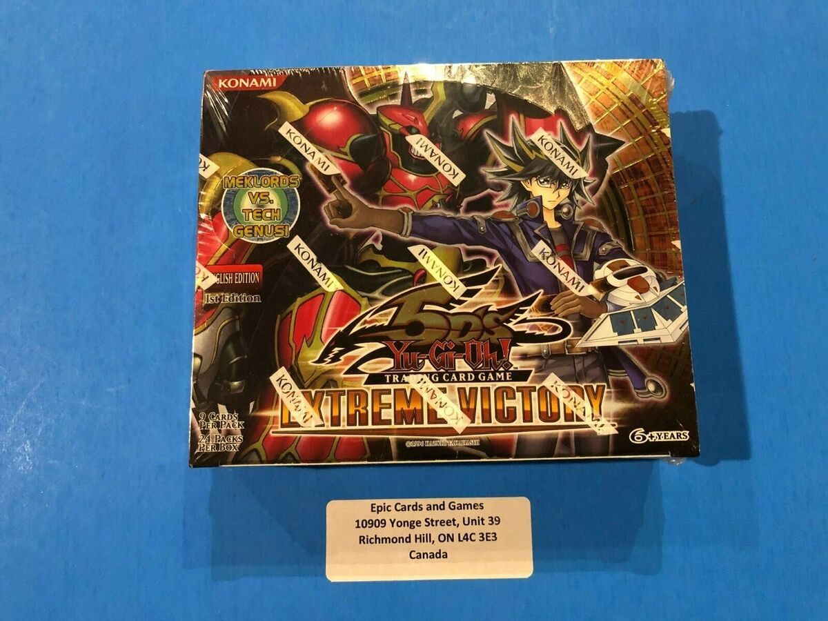 EXTREME VICTORY ) - 1st Edition - Booster Box - Sealed New - Yu-Gi-Oh  5D'S