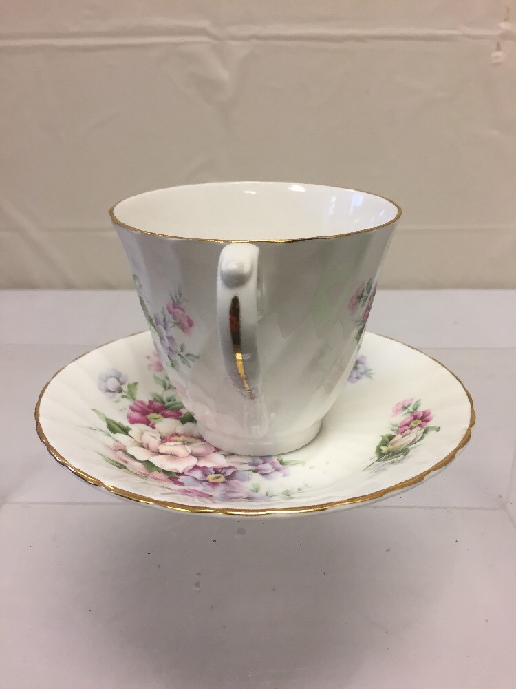 Delphine Staffordshire Cup & Saucer Vintage Antique | eBay