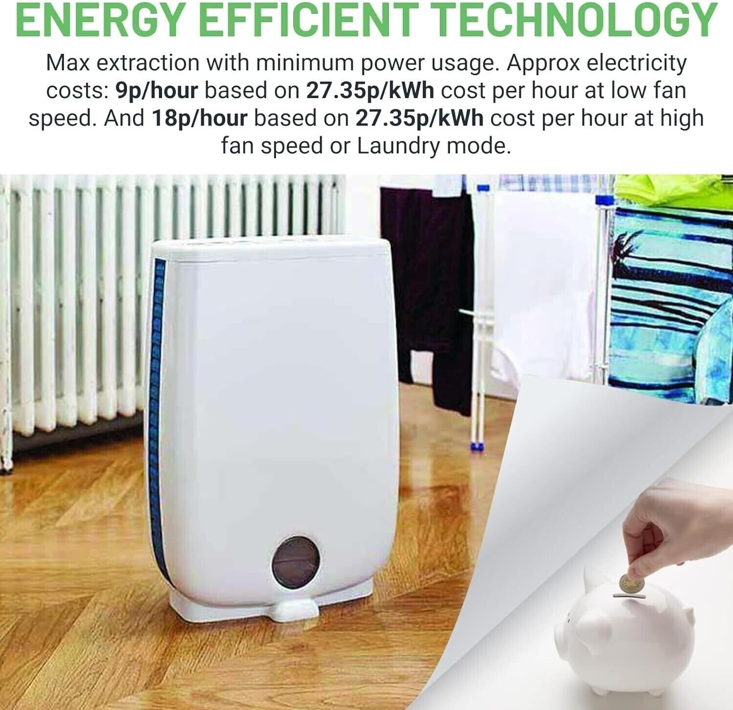 Meaco Portable Dehumidifier DD8L Junior Compact Desiccant Dehumidifier