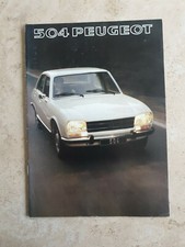 Peugot 504 Sales Brochure