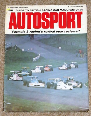 Autosport 1 Jan 1976* 1975 F3 REVIEW - GUIDE to BRITISH RACING CAR MANUFACTURERS