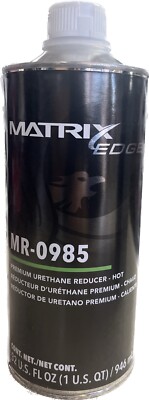 Matrix Edge Premium Urethane Reducer Hot (slow) Quart Qt 32oz