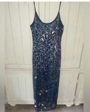 Long Sequin Gown, Size 8, Formal, Wedding, Prom,