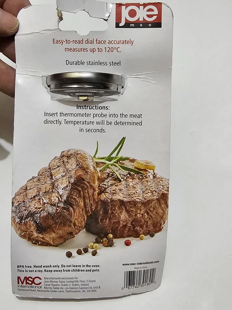 JOIE MEAT THERMOMETER BRAND NEW Be The Grill Master"SOLD AT BED BATH BEYOND $20