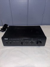 RCA SA-155 Integrated Stereo Amplifier 25W Black Analog Phono CD/Tape Tuner Out