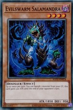 EGO1-EN014 EVILSWARM SALAMANDRA COMMON UNLIMITED EDITION YuGiOh CARD