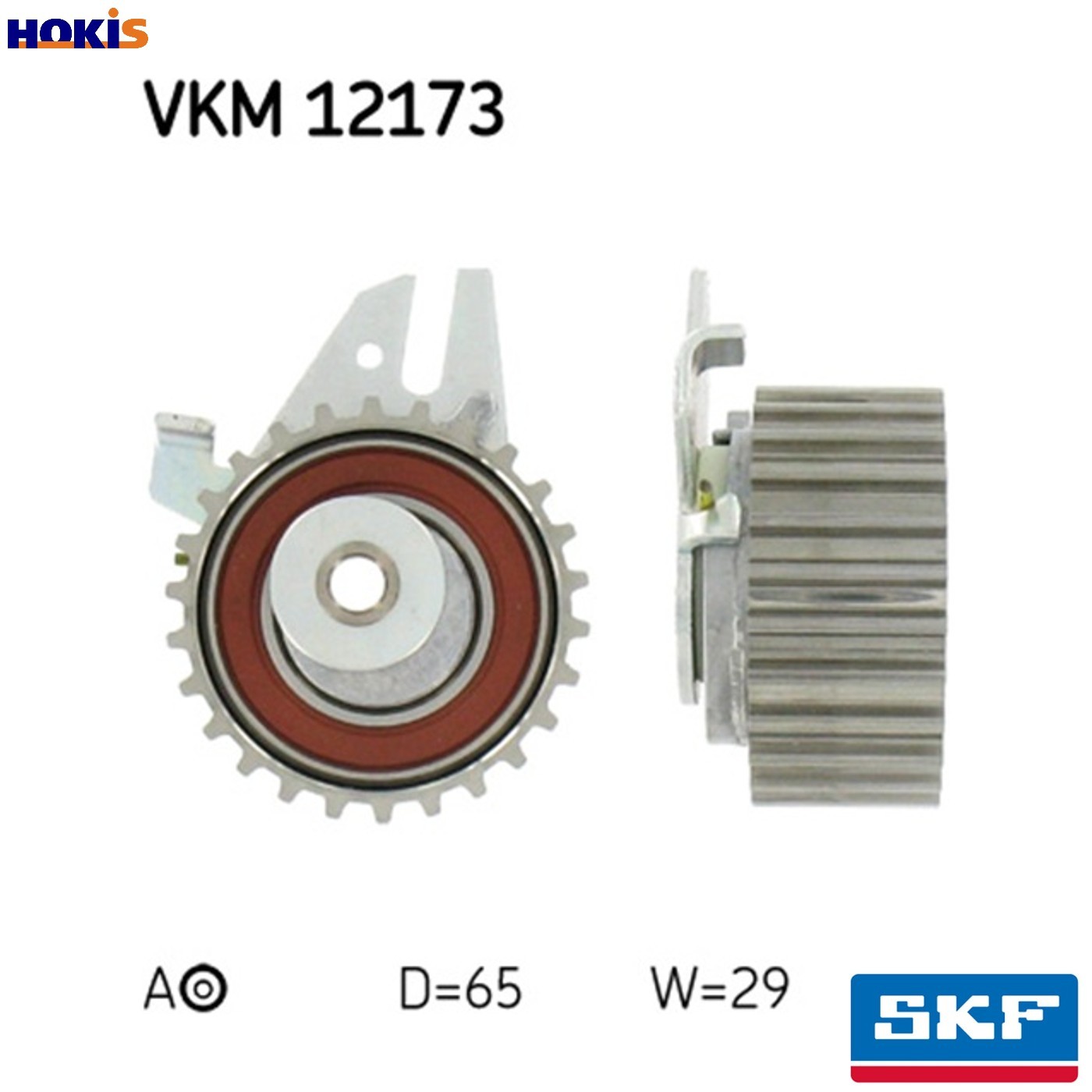 Original SKF tensioner timing belt VKM 12173 for Alfa Romeo Fiat Lancia - Image 10
