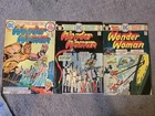 Wonder Woman Lot #215 219 220! 1975 DC Comic Book Vintage Cover