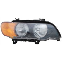 Scheinwerfer Frontscheinwerfer Rechts Gelb H7/HB3 FüR BMW X5 E53