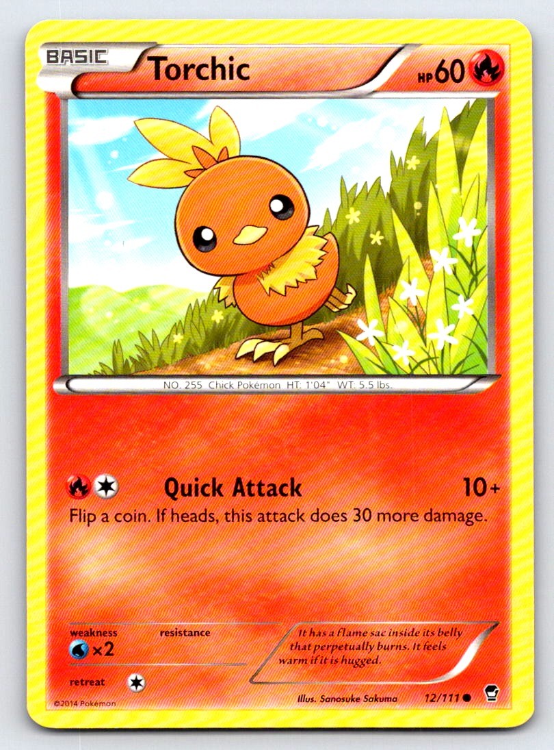 Torchic 12/111 Common Furious Fists Pokemon Near Mint