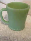 New ListingVintage Green Jadeite D Handle Mug ANCHOR HOCKING