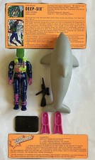 1992 G.I. Joe Eco Warriors Deep-Six & Finback Action Figure Complete W File Card