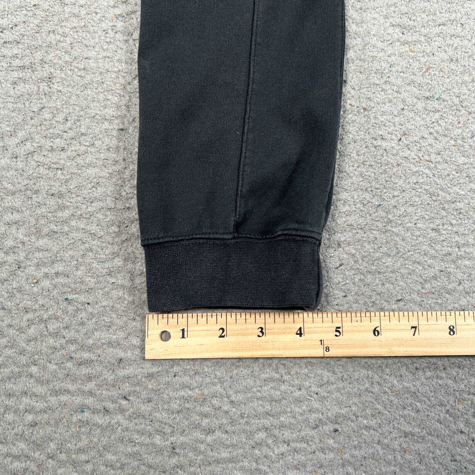 Nike Jogger Pants Men's Medium Black Tapered Leg Cropped Sports Jogging Workout thumbnail 13