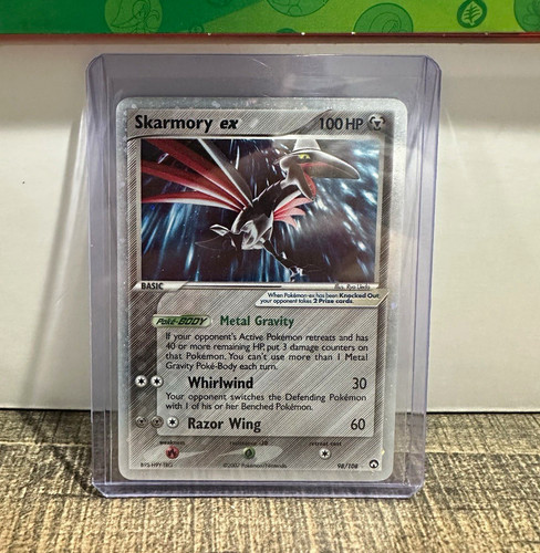LP Pokemon Skarmory ex 98/108 EX Power Keepers Holo Ultra Rare ENG