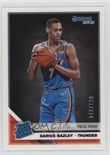 2019 Panini Donruss Rated Rookie Press Proof Purple /199 Darius Bazley #249 3hd