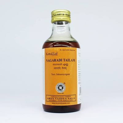 AVS Kottakkal Nagaradi Tailam 200ml Pack 2 Herbal Oil