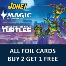 Magic: The Gathering Teenage Mutant Ninja Turtles TMT EN alle Einzel Foil Karten