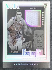 Keegan Murray 2022-23 Panini Noir Casting Call Memorabilia RC /99 #CCM-KGM