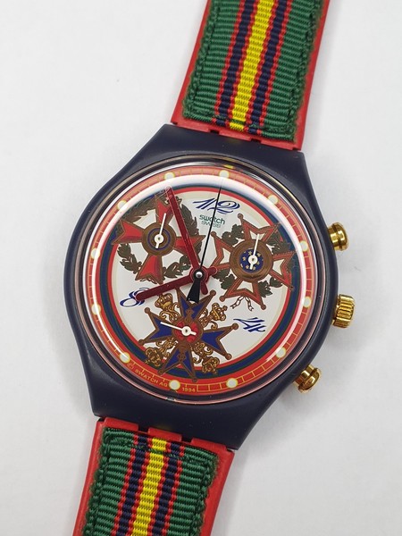 Swatch Chrono The Top Brass SCN116 - funziona - 37mm