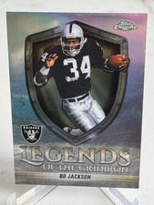 2025 Topps Chrome Bo Jackson LOG-17 Los Angeles Raiders Refractor