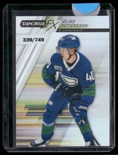 2020-21 Upper Deck Synergy #FX-24 Elias Pettersson Synergy FX #/749