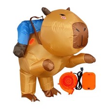 Costume Inflatable Costume Halloween Inflatable Capybara Suit Cosplay