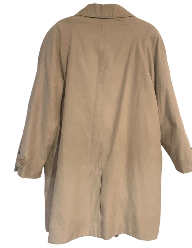 Gabardina con botones Appleseeds beige cuello forro extraíble capucha para mujer P XL Foto 4 de 4