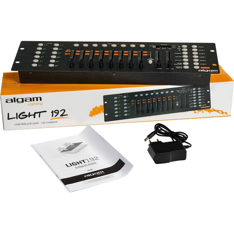 ALGAM LIGHT 192 CONSOLE DMX 192 CANALI MIXER DIMMER LUCI
