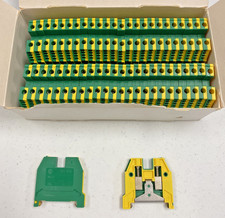 NEW, LOT OF 50 ALLEN BRADLEY 1492-WG6 SERIES C TERMINAL BLOCKS, FREE SHIPPING