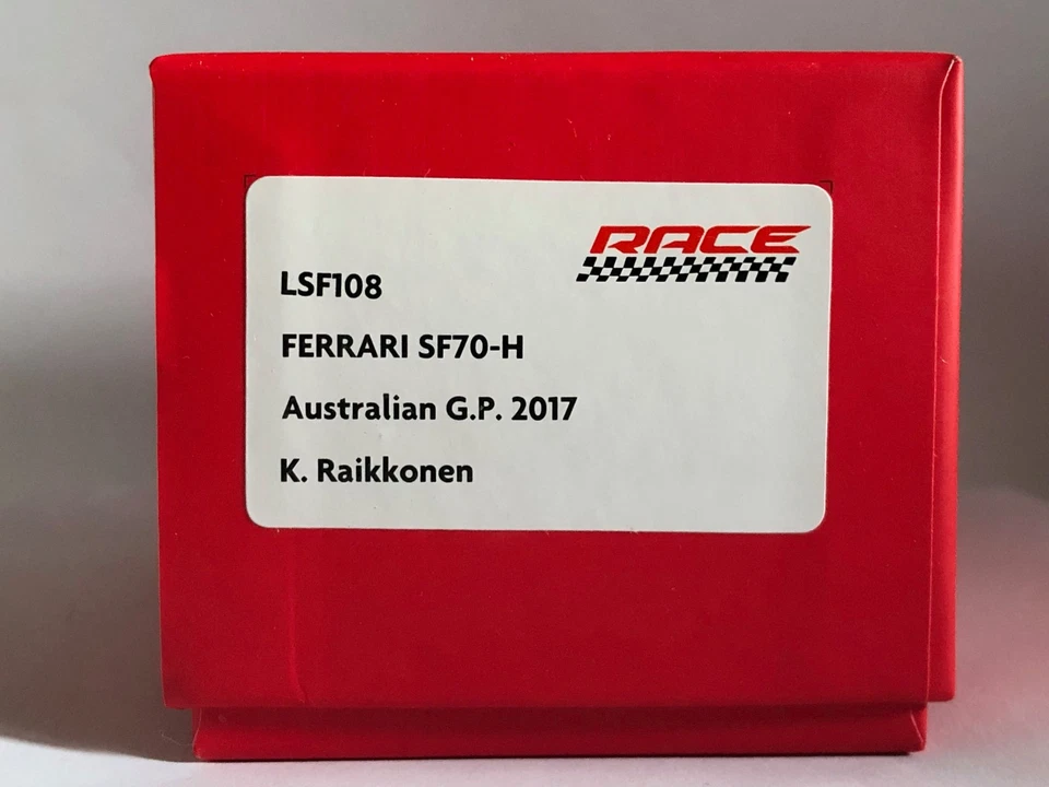 F1 1/43 Looksmart LSF108 Ferrari SF70H N°7 K.Raikkonen 4th Australian GP 2017 - Immagine 2 di 3