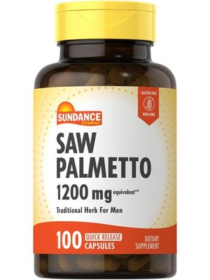 Saw Palmetto 1200mg for Men | 100 Quick Release Capsules | Non-GMO & Gluten F...