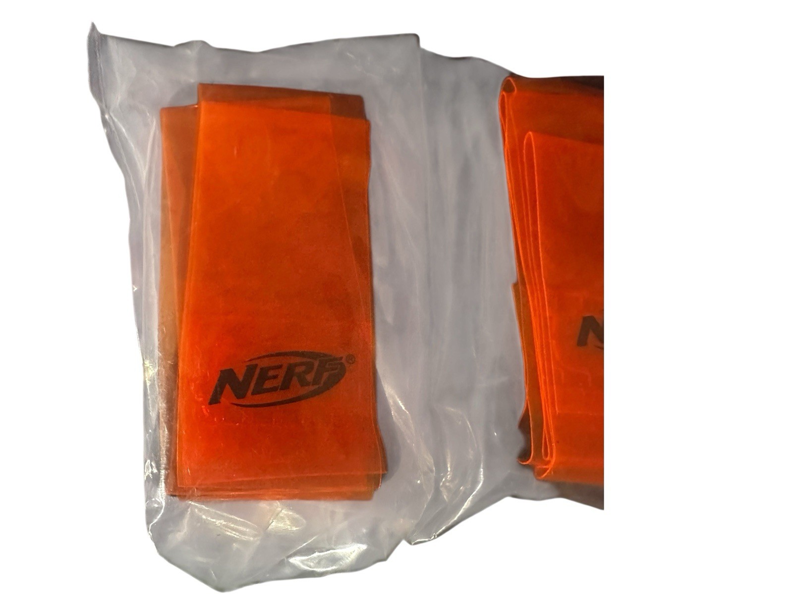 NERF Brand 8 Orange & 8 Green Flag Football Flags W/ Clips & 2 NFL Flag FB Belts