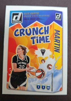 2025 Donruss WNBA Kate Martin Press Proof Crunch Time